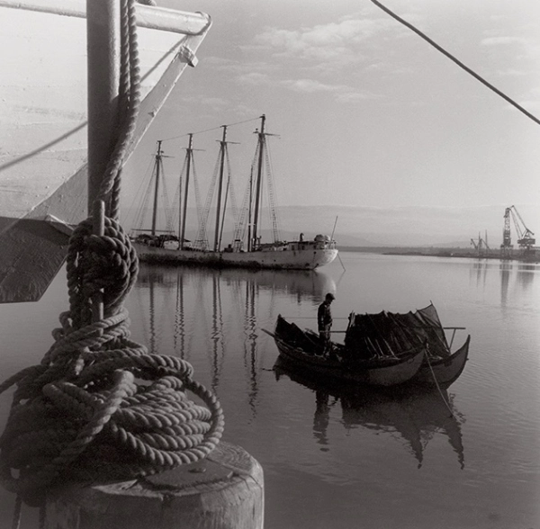 A seca do bacalhau (No Tejo, junto ao Barreiro)